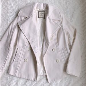 SOFT BRUSHED CREAM PEACOAT